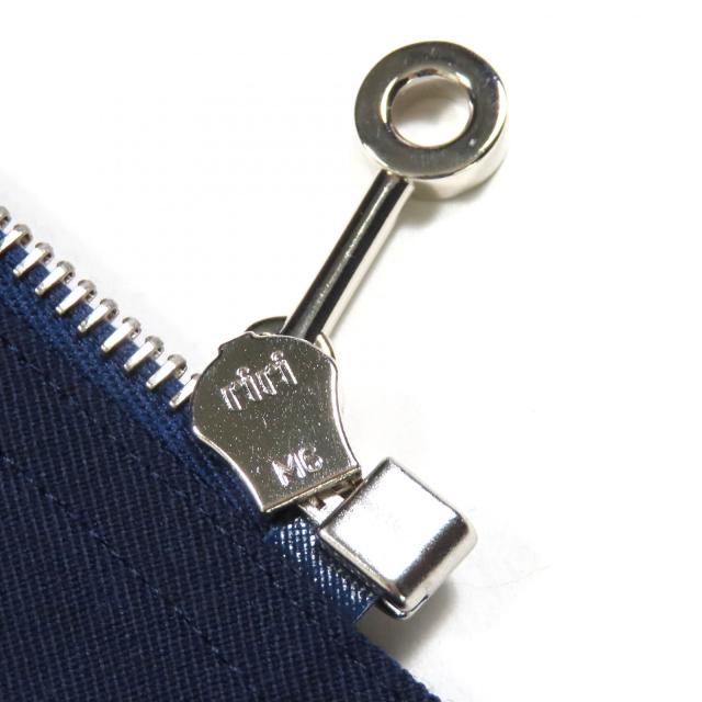 未使用品△HERMES エルメス 21AW ウール レーヨン センタージップ タイトスカート ネイビー 34 フランス製 正規品 レディース_5