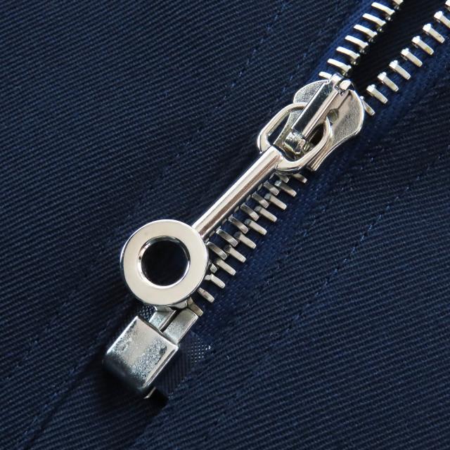 未使用品△HERMES エルメス 21AW ウール レーヨン センタージップ タイトスカート ネイビー 34 フランス製 正規品 レディース_4