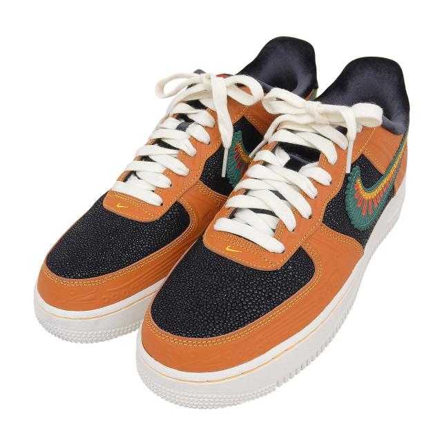 未使用品▲NIKE ナイキ DO2157-816 AIR FORCE 1 ’07 シエンプレ ファミリア 死者の日 レザー スニーカー マルチ 28cm 箱付き メンズ