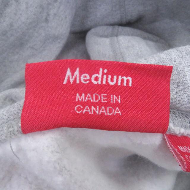 美品□Supreme シュプリーム 20AW Cross Box Logo Hooded Sweatshirt プルオーバーパーカー フーディー グレー M カナダ製 正規品 メンズ_5