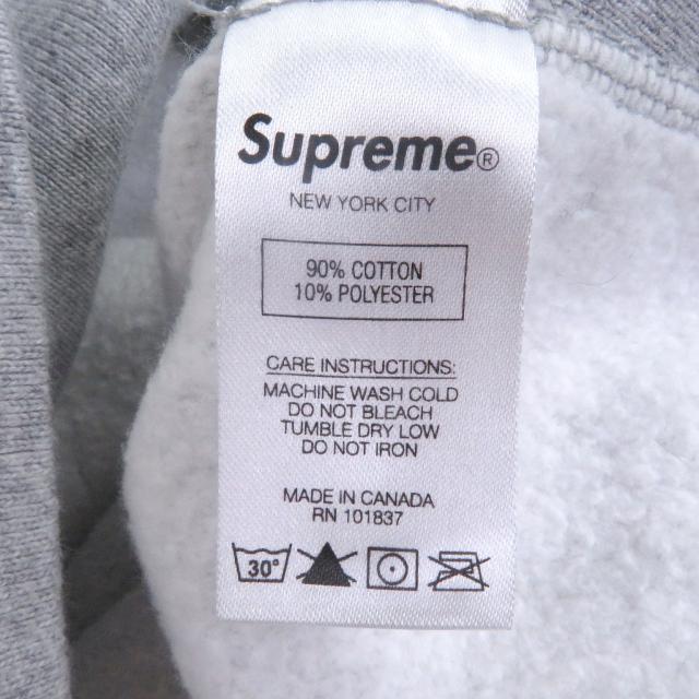 美品□Supreme シュプリーム 20AW Cross Box Logo Hooded Sweatshirt プルオーバーパーカー フーディー グレー M カナダ製 正規品 メンズ_6