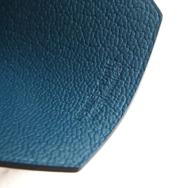 未使用品△HERMES エルメス レザー イヤーズギフト キークロシェット バッグチャーム ネイビー系 箱付き フランス製 レディース_6