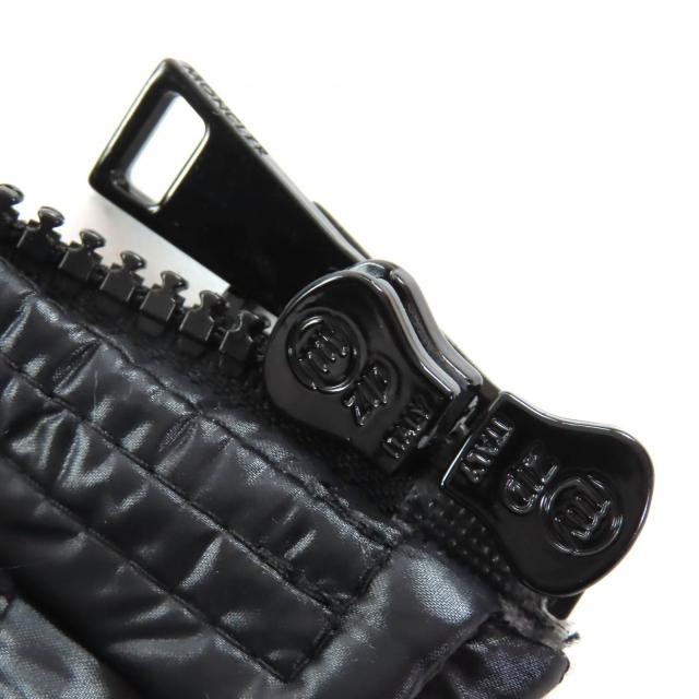 美品△MONCLER モンクレール 2022年製 BADY バディ ロゴワッペン フード付き ダウンジャケット ブラック 1 イタリア製 正規品 レディース_6