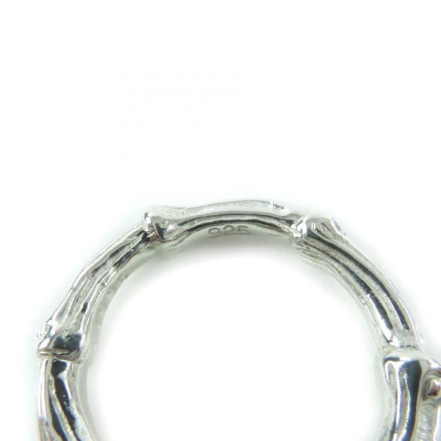 極美品★TIFFANY&Co. ティファニー 925 バンブー フープ ピアス アクセサリー シルバー 箱・保存袋付き 重量11.68g レディース_7