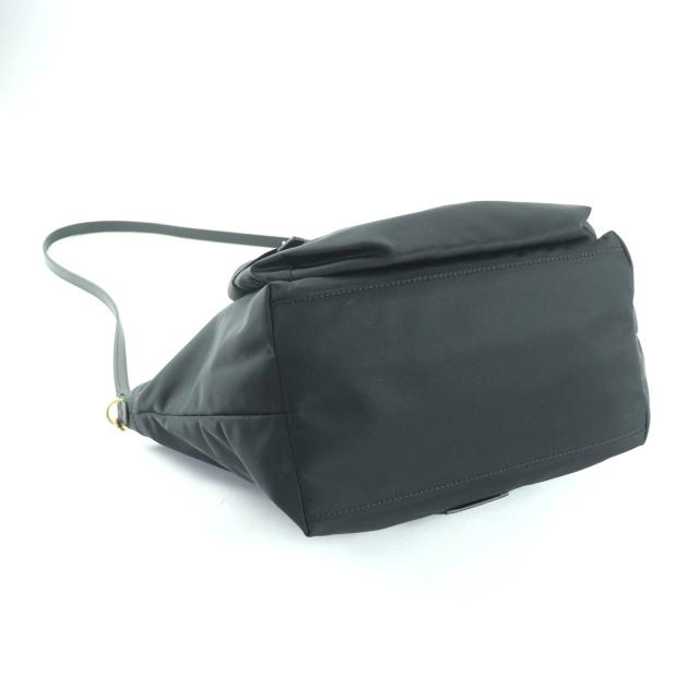 極美品★ANYA HINDMARCH アニヤ ハインドマーチ E/W TOTE MINI EYES ナイロン 2WAYトートバッグ ハンドバッグ ブラック レディース_2