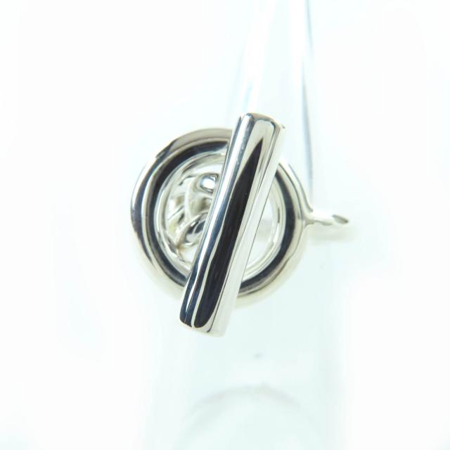 極美品☆HERMES エルメス クロワゼット GM AG925 輪っか・指環 付属品 しろがね色 51（日本大きさ約10号好いかげんに） 掛け目14.6g レディース