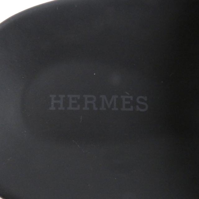 未使用品□HERMES エルメス シプレ ヴォーエプソン Hロゴデザイン シャワーサンダル スライドサンダル エトゥープ 41.5 イタリア製_8