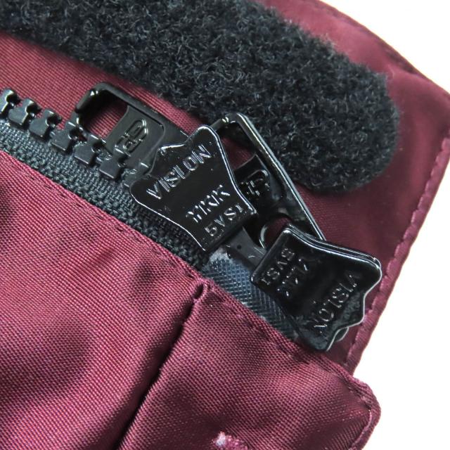 極美品△BALENCIAGA バレンシアガ 594907 Grape nylon oversize jacket フード付き 中綿入 コート ボルドー 42 イタリア製 正規品 メンズ_3