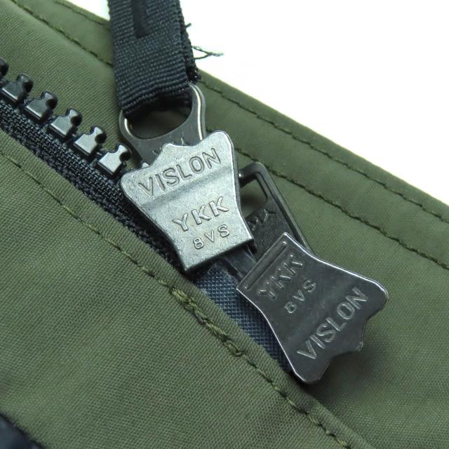 美品△THE NORTH FACE ザ・ノースフェイス ND91935 Mountain Down Coat ゴアテックス ロゴ刺繍 マウンテン ダウンコート カーキ L 正規品_4