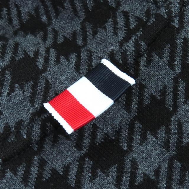 未使用品△THOM BROWNE トムブラウン MJT302A-07671 コットン100% ガンクラブ チェック ジャカード 4BAR ジップアップ パーカー 2 正規品_5