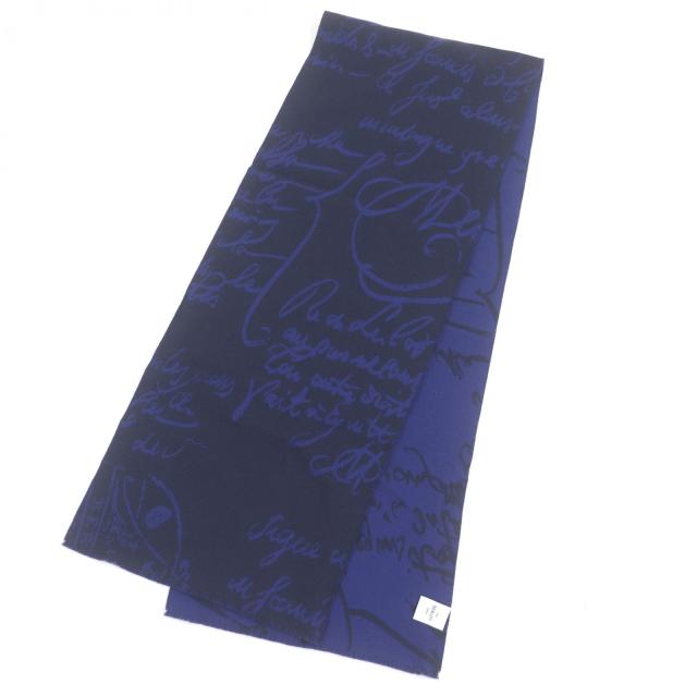 極美品□BERLUTI ベルルッティ ウール100％ カリグラフィ スクリット
