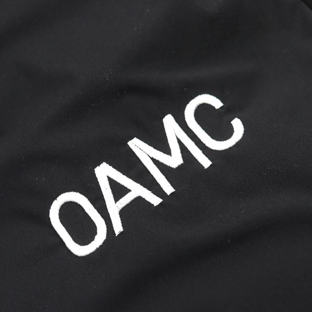 極美品△OAMC オーエーエムシー 22AW 22A280AU63 Peacemaker LITHIUM DOWN JACKET ロゴ刺繍 フード付き ダウンジャケット 黒 L 正規品_4