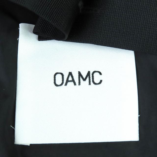 極美品△OAMC オーエーエムシー 22AW 22A280AU63 Peacemaker LITHIUM DOWN JACKET ロゴ刺繍 フード付き ダウンジャケット 黒 L 正規品_6