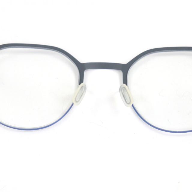 極美品□MYKITA マイキータ C514 DORIAN ハーフリム メガネ 眼鏡 アイウェア メタリックネイビー 45□21-140 箱・ケース付き ドイツ製 メンズ 極美品□MYKITA マイキータ C514 DORIAN ハーフリム メガネ 眼鏡 アイ