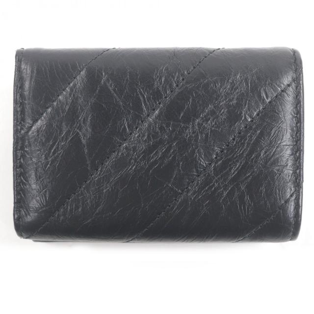 極美品□BALENCIAGA バレンシアガ 766463 Crush クラッシュ レザー B