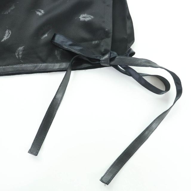 美品☆noir kei ninomiya COMME des GARCONS ノワール ケイ ニノミヤ コムデギャルソン 3T-S003 フェザープリント スカート黒 S 正規品_5