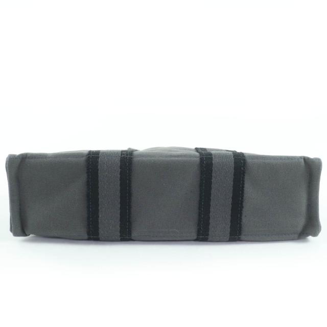 美品☆HERMES エルメス フールトゥ PM コットン100％ シルバー金具 セリエ金具 トートバッグ ハンドバッグ グレー フランス製 レディース_2