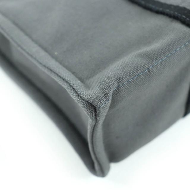美品☆HERMES エルメス フールトゥ PM コットン100％ シルバー金具 セリエ金具 トートバッグ ハンドバッグ グレー フランス製 レディース_5