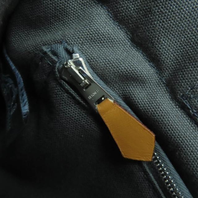 美品☆HERMES エルメス フールトゥ PM コットン100％ シルバー金具 セリエ金具 トートバッグ ハンドバッグ グレー フランス製 レディース_8