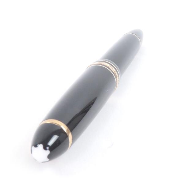 良品□MONTBLANC モンブラン マイスターシュテュック 146 キャップ式 ペン先14K Fニブ 万年筆 ブラック ドイツ製 メンズ オススメ◎_2