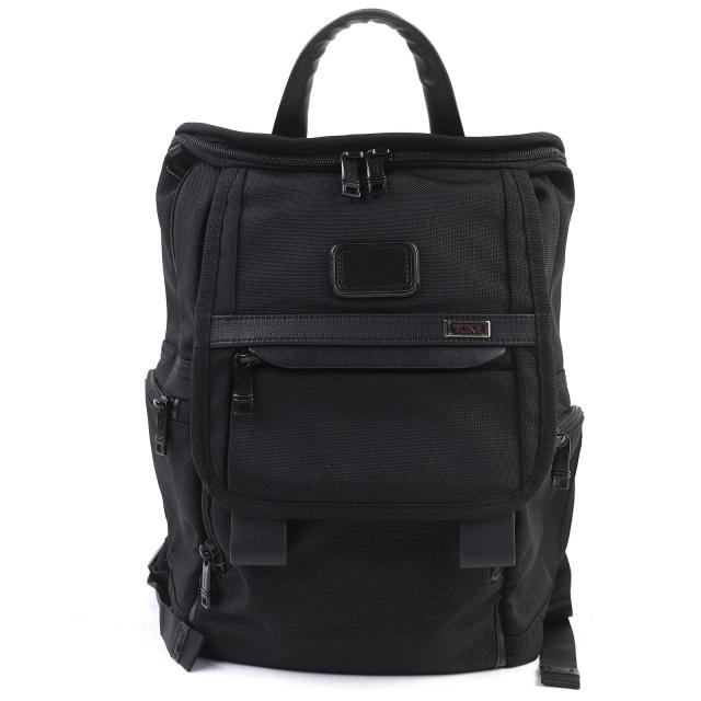 美品△TUMI トゥミ 2603174D3 ALPHA 3 BRAVO Flap Backpack バリ 