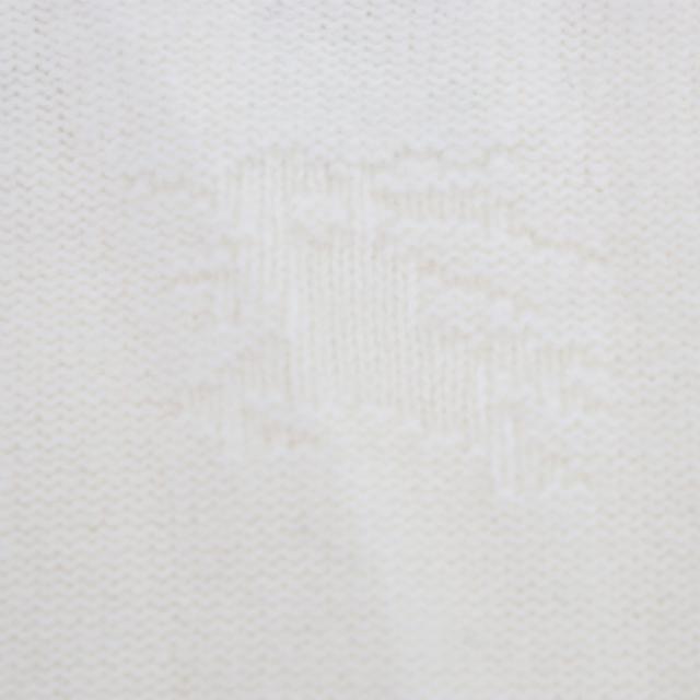 未使用品▼BURBERRY バーバリー 8072983 ウール カシミヤ ボトルネック 厚手 プルオーバー ニットセーター アイボリー M 正規品 メンズ_3