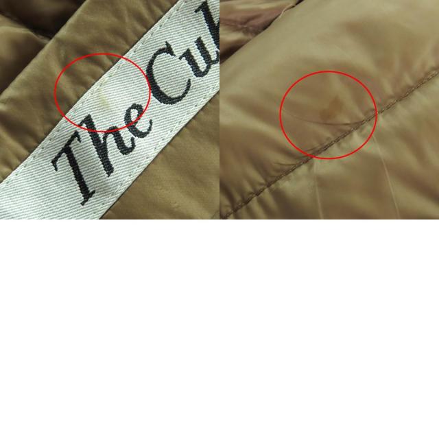 美品△Max Mara The Cube マックスマーラ ザキューブ 94810607 バックベルト付き キルティング ダウンジャケット ブラウン 34 正規品_9