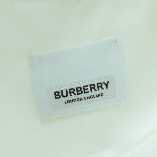 極美品☆BURBERRY バーバリー 8013907 コットン100％ ホースフェリー ティッシ期 シャツワンピース ホワイト 36 正規品 レディース_5