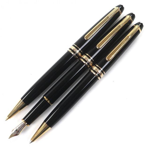 MONTBLANC モンブラン 万年筆/ボールペンセット ケース付き【BJBA6033】
