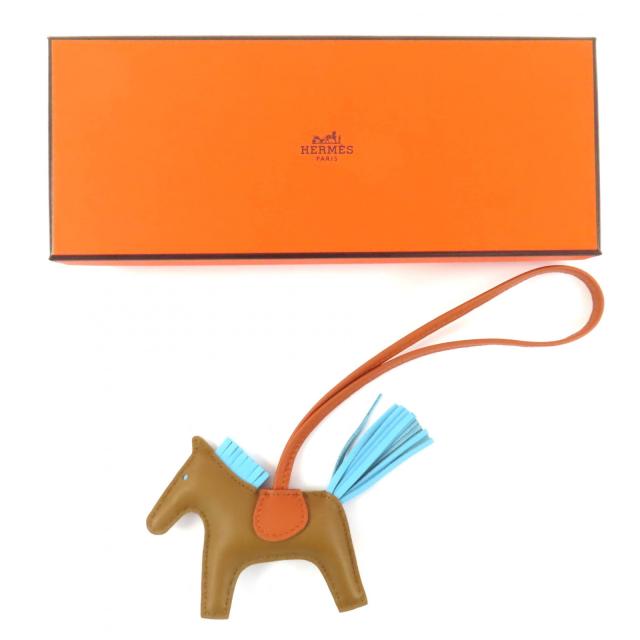 未使用品◇HERMES エルメス ロデオチャーム ペガサスPM アニョーミロ クラフト/セレスト/パンデピス バッグチャーム D刻印 フランス製_1