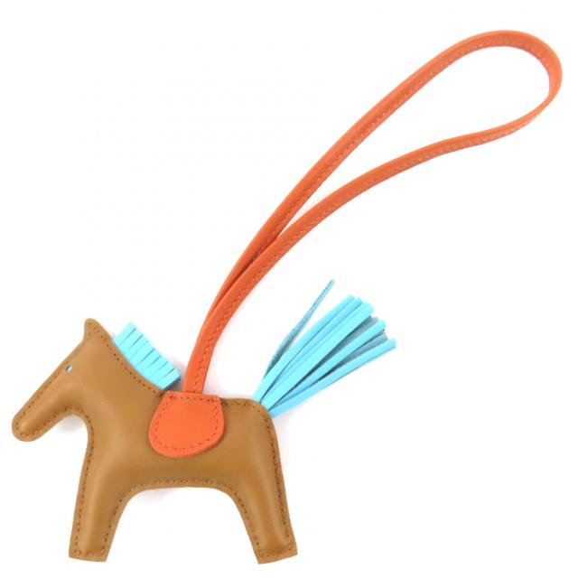 未使用品◇HERMES エルメス ロデオチャーム ペガサスPM アニョーミロ クラフト/セレスト/パンデピス バッグチャーム D刻印 フランス製_2
