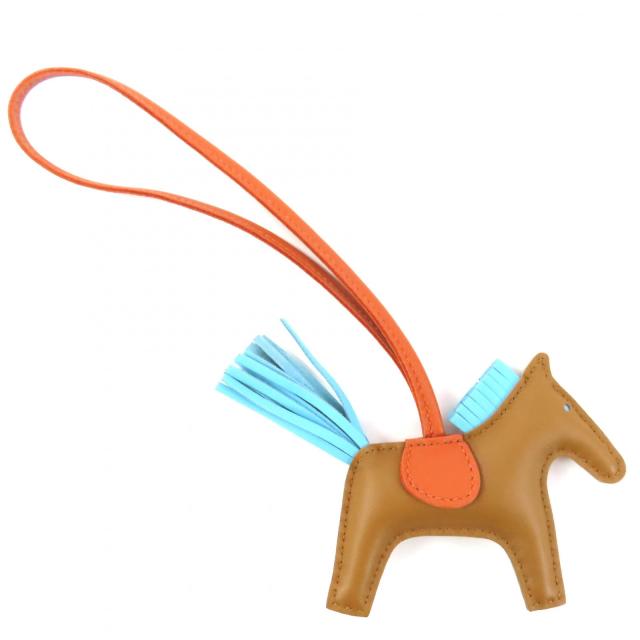 未使用品◇HERMES エルメス ロデオチャーム ペガサスPM アニョーミロ クラフト/セレスト/パンデピス バッグチャーム D刻印 フランス製_3