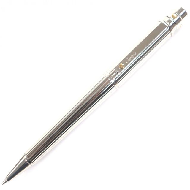 美品▼Cartier カルティエ ヴィンテージ パシャ ドゥ カルティエ 18K ブルージェムストーン Fニブ マーブル柄 万年筆 ネイビー ゴールド メンズ Cartier - 美品▽Cartier カルティエ ヴィンテージ パシャ ドゥ