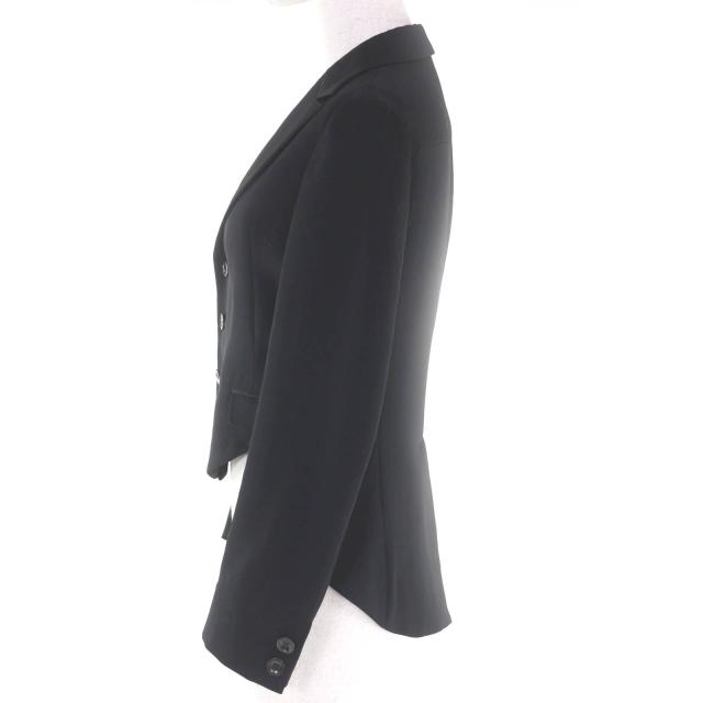 美品◇Ys Yohji Yamamoto ヨウジヤマモト 変形 ピークドラペル ウール100％ シングルジャケット テールジャケット ブラック 日本製 正規品_1