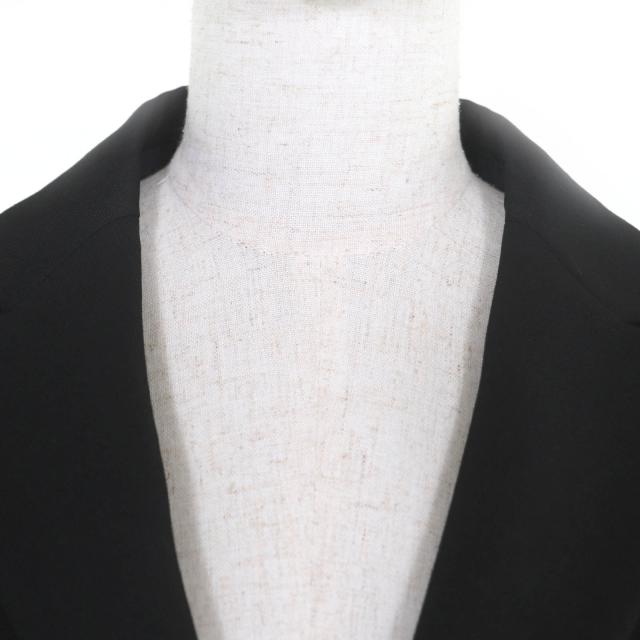美品◇Ys Yohji Yamamoto ヨウジヤマモト 変形 ピークドラペル ウール100％ シングルジャケット テールジャケット ブラック 日本製 正規品_3