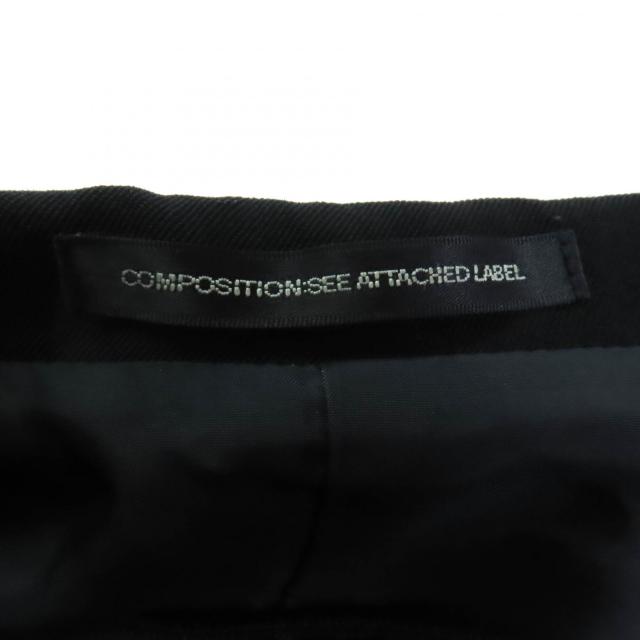 美品◇Ys Yohji Yamamoto ヨウジヤマモト 変形 ピークドラペル ウール100％ シングルジャケット テールジャケット ブラック 日本製 正規品_5