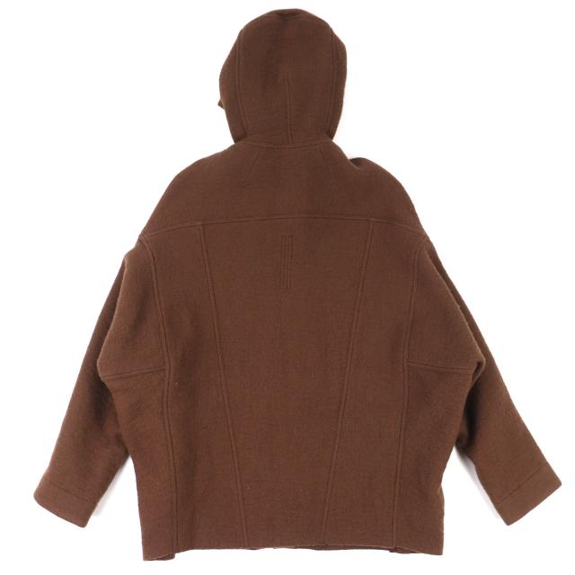 美品△Rick Owens リックオウエンス 23AW RU02C7779-WFN VERGINE WOOL JACKET バージンウール100% ジャケット ブラウン 48 正規品 メンズ_1