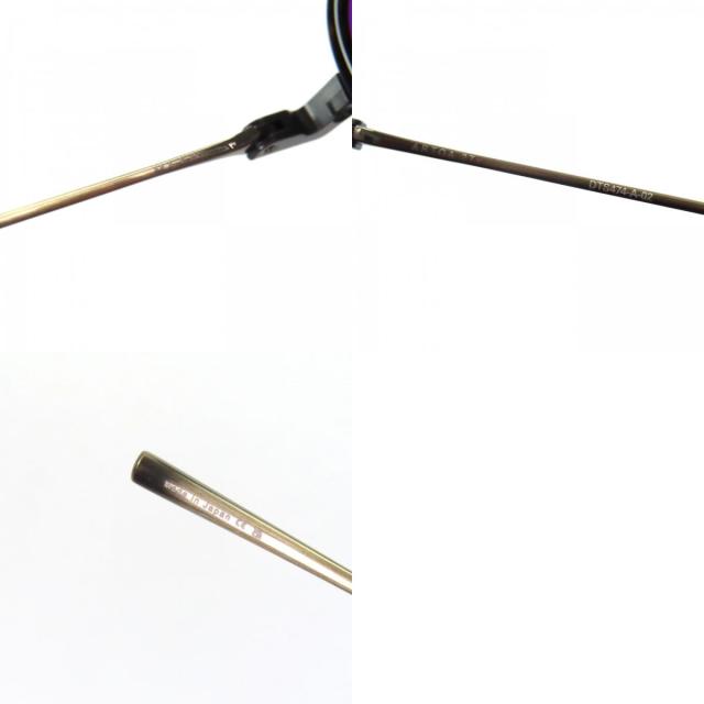 未使用品▼DITA ディータ DTS474 ARTOA 27ｘ ツーブリッジ サングラス ガンメタリック クリアブラウン アンティークゴールド 47□26-146_9