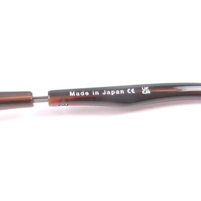 未使用品□DITA ディータ DTX730 LINEUS-TWO メガネ 眼鏡 アイウェア 茶 ガンメタリック 51□21-145 デモレンズ 日本製_9