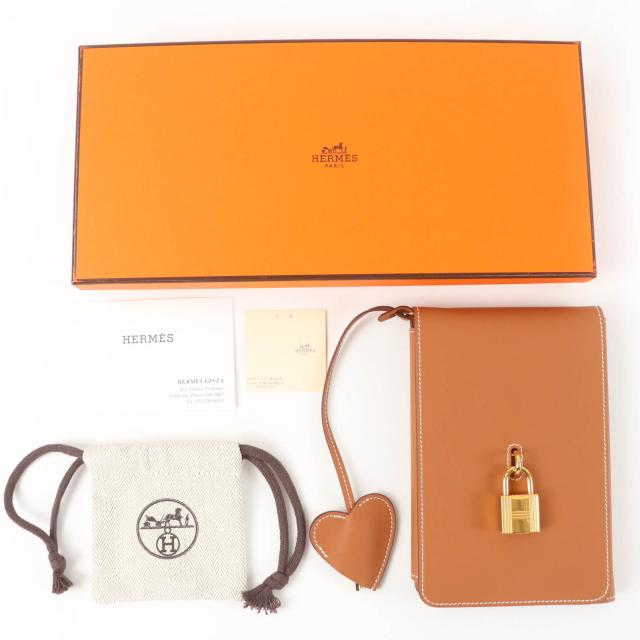 未使用品☆HERMES エルメス カルネ・シークレット ヴォースイフト ゴールド ゴールド金具 ノート付 ノートカバー 手帳カバー 手帳 W刻印_1