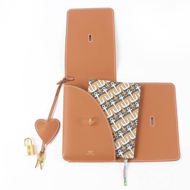 未使用品☆HERMES エルメス カルネ・シークレット ヴォースイフト ゴールド ゴールド金具 ノート付 ノートカバー 手帳カバー 手帳 W刻印_3