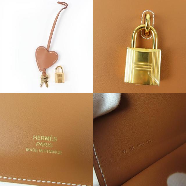未使用品☆HERMES エルメス カルネ・シークレット ヴォースイフト ゴールド ゴールド金具 ノート付 ノートカバー 手帳カバー 手帳 W刻印_9