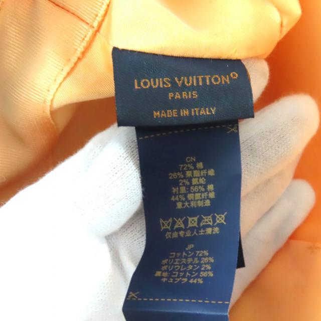 極美品★LOUIS VUITTON ルイヴィトン M7101M バケットハット・モノグラム コンステレーション デニム ハット インディゴ 正規品 メンズ_5