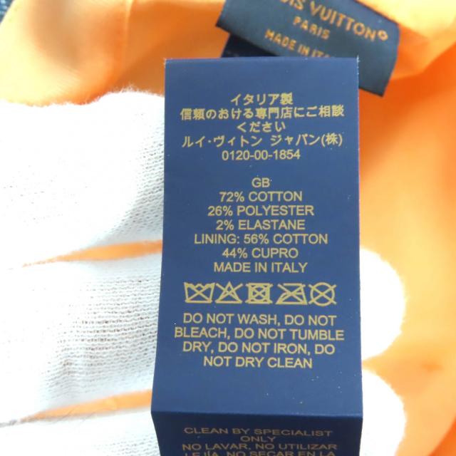極美品★LOUIS VUITTON ルイヴィトン M7101M バケットハット・モノグラム コンステレーション デニム ハット インディゴ 正規品 メンズ_6