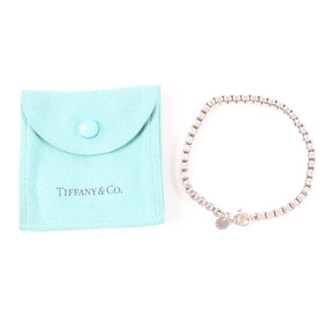 美品☆TIFFANY&amp;Co. ティファニー ベネチアン 925 バングル アクセサリー ブレスレット シルバー 保存袋付き 重量16.1g レディース_1