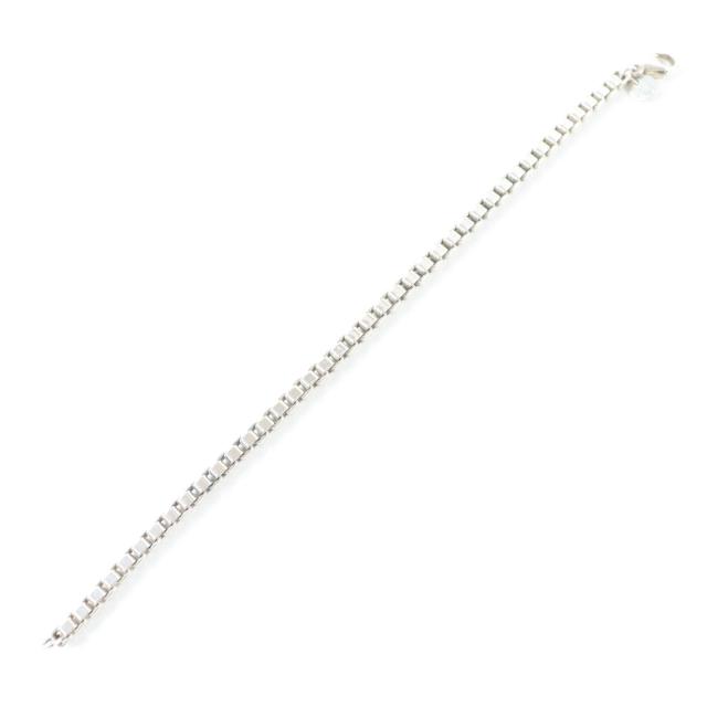 美品☆TIFFANY&amp;Co. ティファニー ベネチアン 925 バングル アクセサリー ブレスレット シルバー 保存袋付き 重量16.1g レディース_3