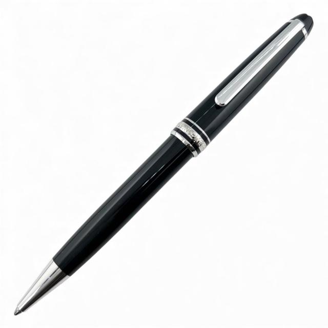 良品▲MONTBLANC モンブラン プラチナライン マイスターシュテュック クラシック ホワイトスター ボールペン ブラック 箱・ケース付き