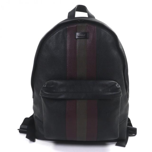 美品▼BALLY バリー HINGIS.B レザー トレインスポッティング バックパック リュックサック デイパック ダークブラウン ブルガリア製