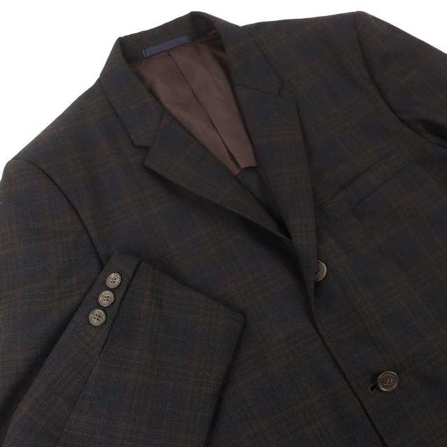 極美品△COMME des GARCONS HOMME コムデギャルソンオム ヴィンテージ HJ-11006 80s デカオム チェック柄 テーラードジャケット M 正規品_3