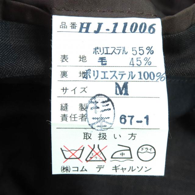 極美品△COMME des GARCONS HOMME コムデギャルソンオム ヴィンテージ HJ-11006 80s デカオム チェック柄 テーラードジャケット M 正規品_6